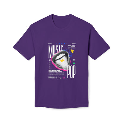 Music Pop T-Shirt — Retro Headphones Graphic Tee