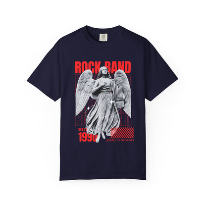 Rock Band Angel Graphic T-Shirt — Vintage 1990s Band Tee