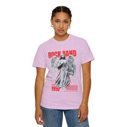 Rock Band Angel Graphic T-Shirt — Vintage 1990s Band Tee