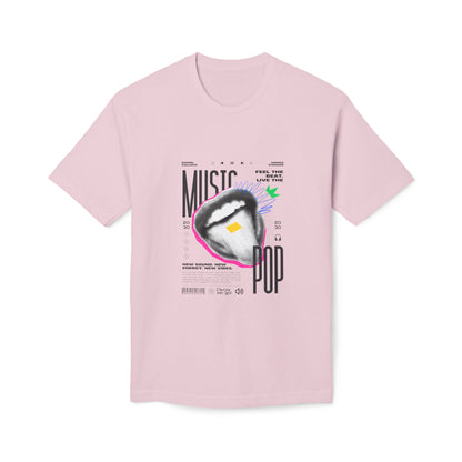 Music Pop T-Shirt — Retro Headphones Graphic Tee
