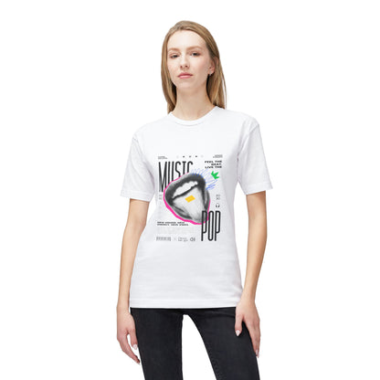 Music Pop T-Shirt — Retro Headphones Graphic Tee