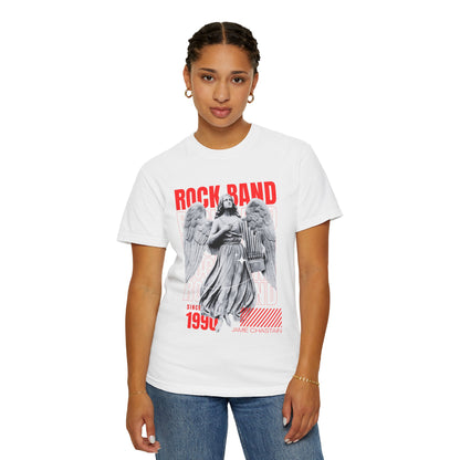 Rock Band Angel Graphic T-Shirt — Vintage 1990s Band Tee