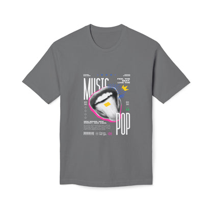 Music Pop T-Shirt — Retro Headphones Graphic Tee