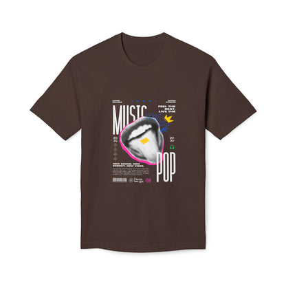 Music Pop T-Shirt — Retro Headphones Graphic Tee