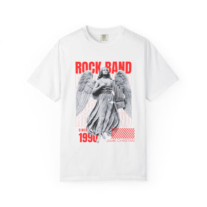 Rock Band Angel Graphic T-Shirt — Vintage 1990s Band Tee