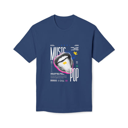 Music Pop T-Shirt — Retro Headphones Graphic Tee