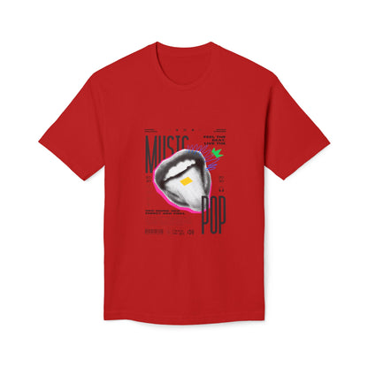 Music Pop T-Shirt — Retro Headphones Graphic Tee