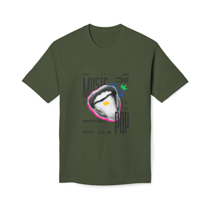 Music Pop T-Shirt — Retro Headphones Graphic Tee