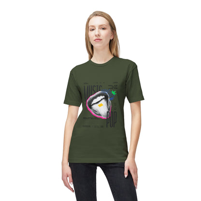 Music Pop T-Shirt — Retro Headphones Graphic Tee
