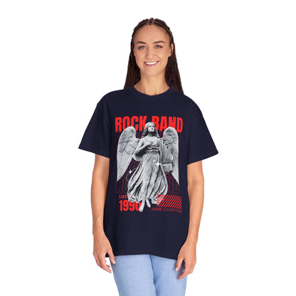 Rock Band Angel Graphic T-Shirt — Vintage 1990s Band Tee