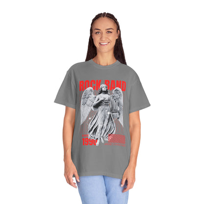 Rock Band Angel Graphic T-Shirt — Vintage 1990s Band Tee