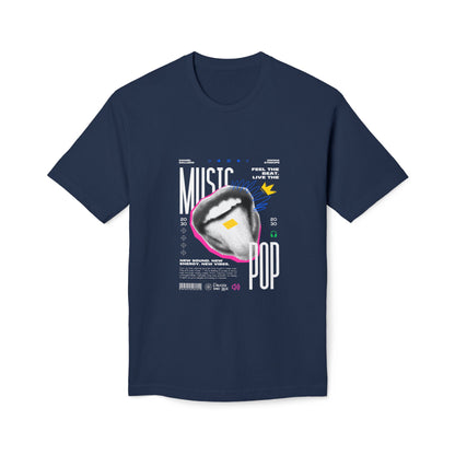 Music Pop T-Shirt — Retro Headphones Graphic Tee