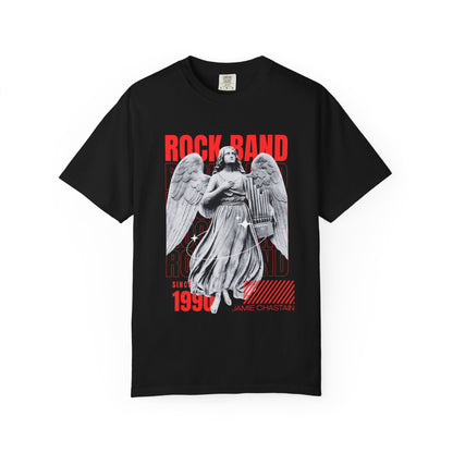 Rock Band Angel Graphic T-Shirt — Vintage 1990s Band Tee