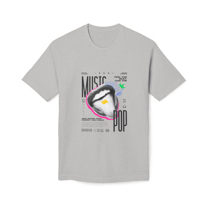 Music Pop T-Shirt — Retro Headphones Graphic Tee
