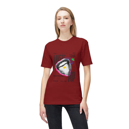 Music Pop T-Shirt — Retro Headphones Graphic Tee