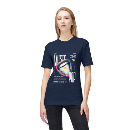 Music Pop T-Shirt — Retro Headphones Graphic Tee