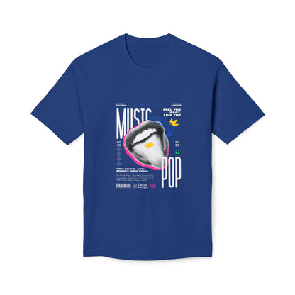 Music Pop T-Shirt — Retro Headphones Graphic Tee