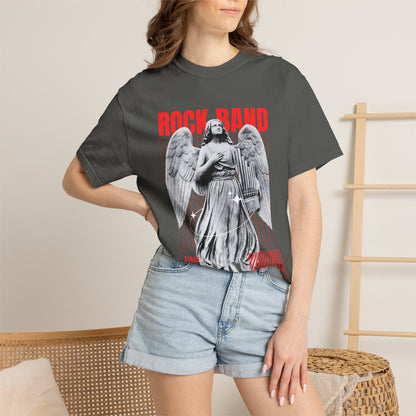 Rock Band Angel Graphic T-Shirt — Vintage 1990s Band Tee