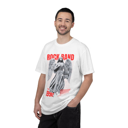 Rock Band Angel Graphic T-Shirt — Vintage 1990s Band Tee