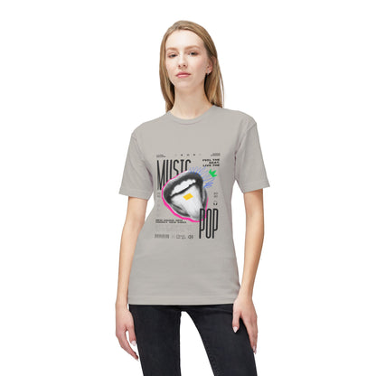 Music Pop T-Shirt — Retro Headphones Graphic Tee