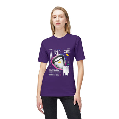 Music Pop T-Shirt — Retro Headphones Graphic Tee