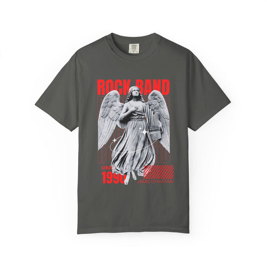 Rock Band Angel Graphic T-Shirt — Vintage 1990s Band Tee