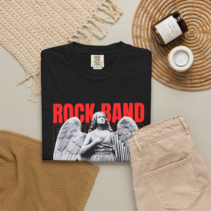 Rock Band Angel Graphic T-Shirt — Vintage 1990s Band Tee