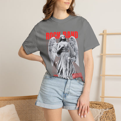 Rock Band Angel Graphic T-Shirt — Vintage 1990s Band Tee