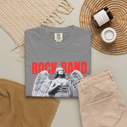 Rock Band Angel Graphic T-Shirt — Vintage 1990s Band Tee