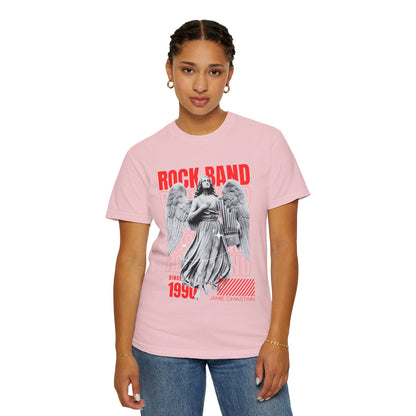Rock Band Angel Graphic T-Shirt — Vintage 1990s Band Tee